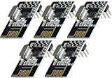 TECNOIOT 5pcs NRF24L01 2.4GHz Wireless Transceiver Module for Microcontroller