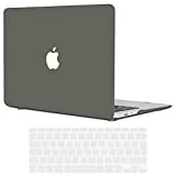 TECOOL Coque Compatible avec MacBook Air 13 Pouces 2017-2010 (A1466 A1369), Mat Case Étui Rigide Mince Plastique +Protection EU Clavier ...