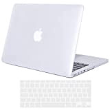 TECOOL Coque Compatible avec MacBook Pro 13 Pouces Retina 2015 2014 2013 2012 (A1502/A1425), Mat Translucide Case Étui Rigide Mince ...