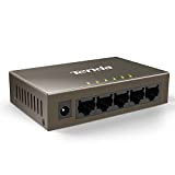 Tenda TEF1005D Switch Ethernet 5 Ports, Switch Rj45 10/100Mbps, Auto-négociation, Auto MDI/MDX, Plug and Play, Métal Switch Réseau de Bureau ...
