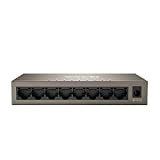 Tenda TEG1008M Commutateur réseau LAN 8 ports Gigabit Répartiteur LAN, commutateur Ethernet (Plug and Play, jusqu'à 2000 Mbit/s en mode ...