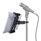 Tensun Support Tablette de Microphone, Support de Microphone Pivotant à 360° pour iPad, iPad Pro, iPad Mini, iPad Air 4.7-12.9" ...