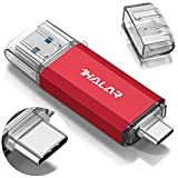 THKAILAR Clé USB 128Go 3.0 Type C OTG Flash Drive 3.0 Pendrive Dual Clef USB Mémoire Stick pour Xiaomi/Huawei/Oneplus/Samsung Téléphones ...