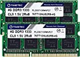 Timetec 8 Go KIT (2x4 Go) DDR3 1333MHz PC3-10600 Non-ECC sans Tampon 1.5V CL9 2Rx8 Double Rang 204 Broches SODIMM ...