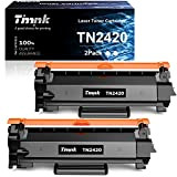 Timink TN2420 Cartouche de Toner Compatible (2 Noir) pour Brother TN2420/TN2410, DCP-L2530DW/L2550DN MFC-L2710DW/L2710DN/L2730DW/L2750DW HL-L2370DN/L2375DW