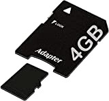 Tomaxx Carte mémoire micro SDHC – Classe 6 avec adaptateur SD 4 Go pour ZTE Axon 7/ZTE Axon 7 Mini