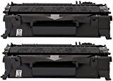 TONER EXPERTE® CF280A Pack 2 Cartouches de Toner compatibles pour HP Laserjet Pro 400 M401dn M401dw M401n M401a M401d M401dne ...