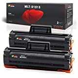 TONER EXPERTE® MLT-D101S Pack 2 Cartouches de Toner compatibles pour Samsung ML-2160 ML-2165 ML-2168 SCX-3400 SCX-3405 SCX-3405FW SCX-3405W ML-2161 ML-2162 ...
