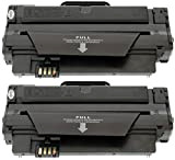 TONER EXPERTE® MLT-D1052L Pack 2 Cartouches de Toner compatibles pour Samsung ML-1910 ML-1915 ML-2525 ML-2525W ML-2540 ML-2545 ML-2580N SCX-4600 SCX-4623F ...