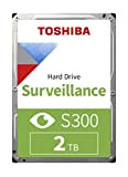 Toshiba S300 2 to Disque Dur Interne HDD pour Surveillance - Bulk (3,5 Pouces SATA 6 Gbit/s 5400 TR/Min 128 ...