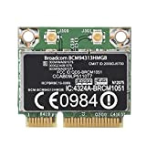Tosuny Carte réseau MIINI PCIE BCM94313HMGB Prise en Charge de la Carte réseau 802.11B / G/N pour modèles HP G4 ...