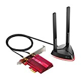 TP-LINK Archer TX3000E AX3000 Wi-Fi 6 Bluetooth 5.0 PCI Express Adapter with Two Antennas, Intel AX200, PCIe Network Interface Card ...