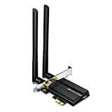 TP-Link Carte WiFi 6 AX3000 PCI Express (PCIe), Archer TX50E, Adaptateur Bi-bande Carte WiFi Bluetooth 5.0 avec 2 antennes multidirectionnelles, ...