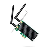 TP-Link Carte WiFi Archer T4E, PC PCI Express (PCIe) AC 1200 Mbps, 5 GHz/2,4 GHz, Antennes détachables, Beamforming, MIMO 2×2, ...
