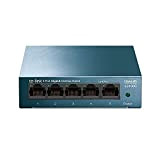 TP-Link Switch Ethernet (LS105G) Gigabit 5 ports RJ45 metallique 10/100/1000 Mbps, Idéal pour étendre le réseau câblé pour les PME ...