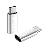 TRANLIKS Adaptateur Lightning vers USB C, (Lot de 2) Adaptateurs Lightning (Femelle) vers USB Type-C (mâle) Uniquement pour Le Chargement(Pas ...