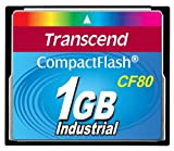 Transcend 1 Go Carte mémoire CompactFlash (CF) 80x TS1GCF80
