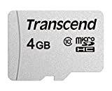 Transcend - 4Go - SDXC/SDHC 300S Carte microSD 4 Go sans adaptateur SD - TS4GUSD300S