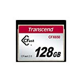 Transcend Carte Mémoire 128 Go CFast 2.0 Classe 10 -TS128GCFX650