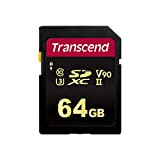 Transcend Carte mémoire 64 Go SDXC / SDHC 700S TS64GSDC700S / lit jusqu'à 285 Mo et écrit 180 Mo