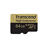 Transcend Carte Mémoire microSDXC 64 Go Haute Endurance TS64GUSDHC10V