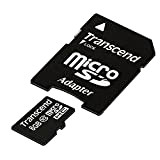 Transcend Carte Mémoire microSDXC 8 Go Classe 10 (Premium) TS8GUSDHC10