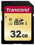 Transcend Carte Mémoire SDHC 500S 32 Go - UHS-I Classe 3 - MLC NAND - pour vidéo 4K Ultra HD ...