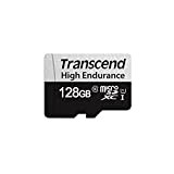 Transcend Carte microSD - 128 Go - Pour les Dashcams, caméras de sécurité et systèmes de sécurité TS128GUSD350V