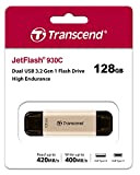Transcend JetFlash 930C 128 GB USB Flash Drive, USB-A 3.2 Gen 1, USB-C, TS128GJF930C