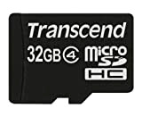 Transcend - TS32GUSDC4 - 32 Go Carte Mémoire - Micro SDHC - Classe 4 - Noir