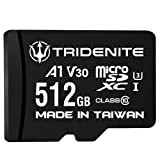 TRIDENITE Carte Micro SD 512 Go pour Switch, GoPro, Téléphone Intelligent Tablette Carte d'extension mémoire MicroSDXC, appareils Photo, Full HD ...