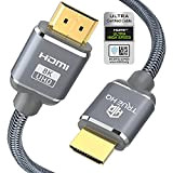 True HQ Câble HDMI 2.1 ultra haut débit 2 m | Ultra HD 48 Gbit/s | 8K à 60 Hz, ...