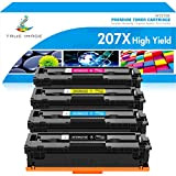 True Image 207X Cartouche de Toner Compatible pour HP 207X 207A 207 Color Laserjet Pro MFP M283fdw M255dw M282nw M283fdn ...