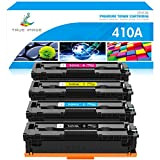 True Image Cartouche de Toner Compatible pour HP 410A 410X CF410A CF410X 410 HP Color Laserjet Pro MFP M477fdw M477 ...