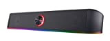 Trust Gaming Barre de Son Éclairée RGB GXT 619 Thorne - Enceintes Stéréo 2.0, Éclairage LED RGB, 12 W, Alimentation ...