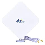 TS9 Antenne, Antenne 4G LTE Dual Mimo Omi Directionnelle 696-2700 MHz |Gain Élevé Jusqu'à 35dBi WiFi Antenne Compatible pour Routeurs ...