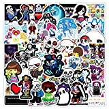 TUHAO Pack Hot Game Undertale Hot Game Graffiti Stickers for Laptop Notebook Skateboard Computer Luggage Decal Sticker 50Pcs/