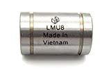 Turmberg3D - Misumi LMU8 roulements linéaires kit remplacé LM8UU 8mm Manchons linéaires (4 Stück)