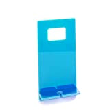 tuuli Accessoires Dock Support Téléphone Tablette Portable pour Smartphone en Verre Acrylique (Bleu)