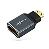 Twozoh Adaptateur Mini HDMI 8K 2.1 (1 Paquet), Adaptateur Mini HDMI mâle vers HDMI Femelle 8K@60Hz, 4K@120Hz, 2K@240Hz