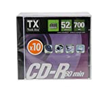 TX  Pack DE 10 cdr 80 Vitesse x52 700 MB