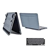 TYTX Coque Compatible avec Macbook Pro 14 Pouces 2021 A2442 M1 Pro/M1 Max, Étui en Cuir Housse pour Portable avec ...