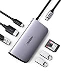 UGREEN 7 en 1 Adaptateur Hub USB C vers HDMI 4K, RJ45 Ethernet, PD 100W Recharge, USB 3.0 5Gbps, Lecteur ...