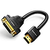 UGREEN Adaptateur HDMI vers DVI Câble DVI Femelle HDMI Mâle Bidirectionnel 1080P Full HD Compatible avec PS4 PS3 Xbox One ...