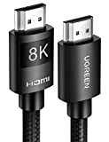 UGREEN Câble HDMI 2.1 8K 60Hz 4K 120Hz UHD Haute Vitesse 48 Gbps Supporte 3D eARC HDR Dynamique HDR 10 ...