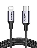 UGREEN Câble Lightning vers USB C MFi Certifié Nylon Tressé Chargeur iPhone Rapide Compatible avec iPhone 14 Plus Pro Max ...