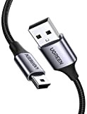 UGREEN Câble Mini USB Nylon Tressé Câble USB 2.0 Type A vers Mini B Coque en Aluminium Compatible avec Appareil ...