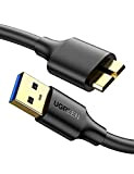 UGREEN Câble USB 3.0 Mâle A vers Micro B Câble Disque Dur Compatible avec USB 3.0 Boîtier Disque Dur Western ...