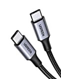 UGREEN Câble USB C vers USB C PD 100W 5A 20V Câble Type C vers Type C Nylon Tressé Charge ...
