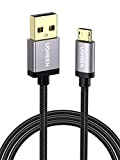 UGREEN Câble USB Micro USB Charge Rapide 18W 3A et QC 3.0 2.0 AFC FCP Nylon Tressé, Noir (1M)